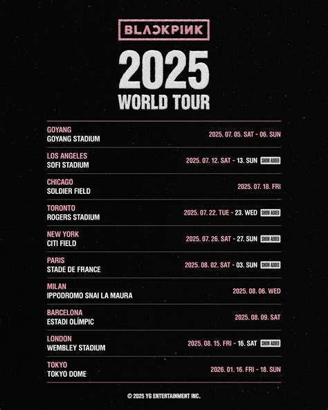 World Tour Update .